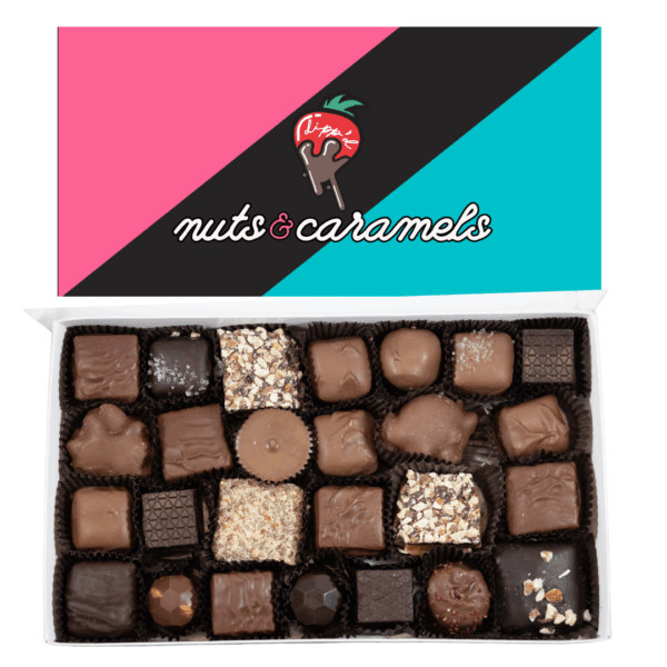 Nut and Caramel Chocolates Gift Box